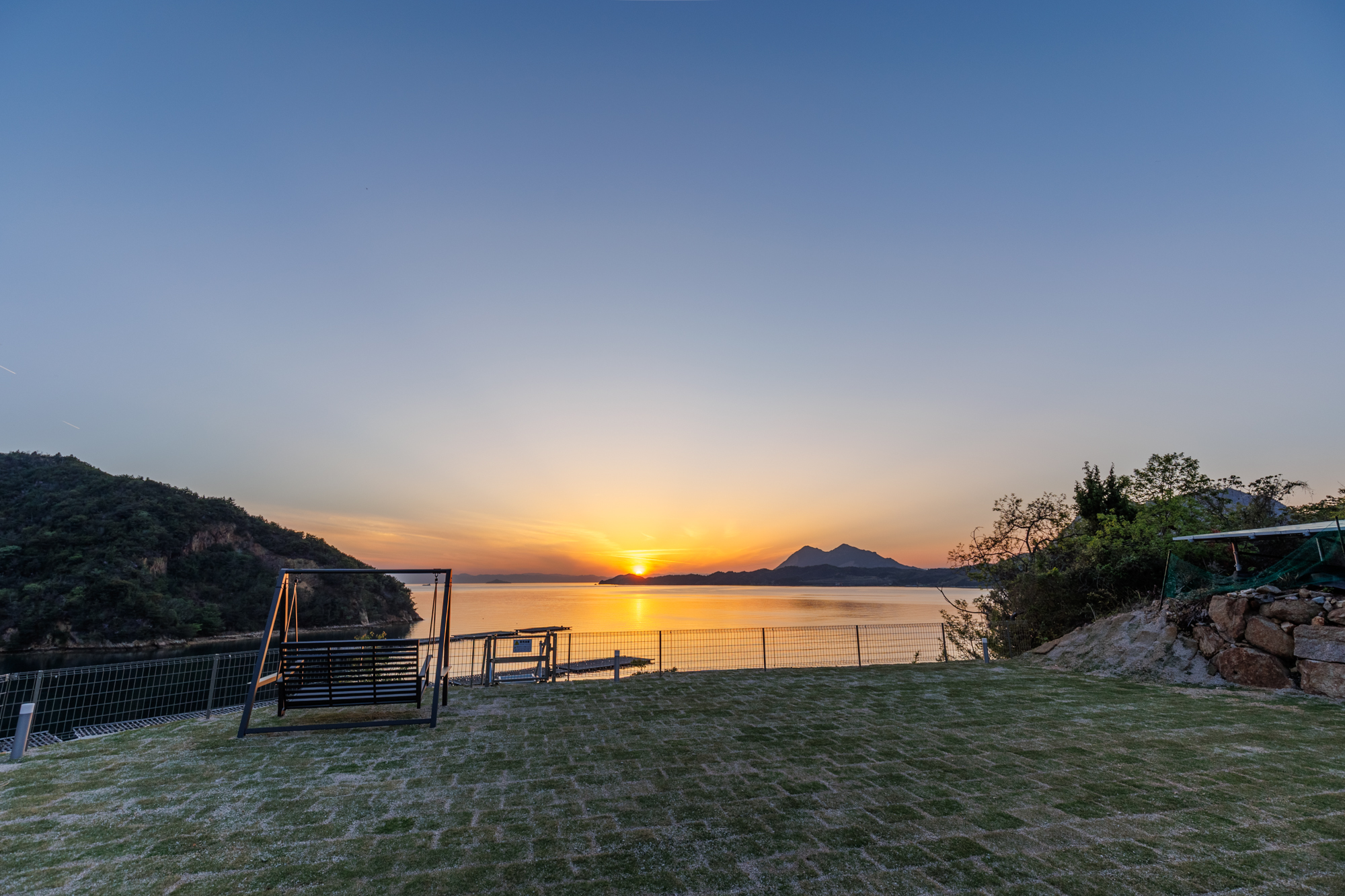 夕日